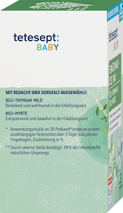 Baby Erkältungszeit Bad mit Thymian & Myrte tetesept
