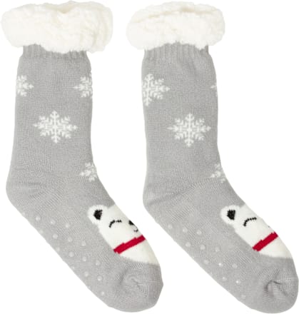 Mekane čarape, medo - sive PURSET