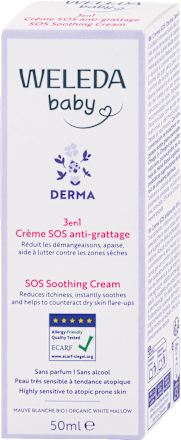 Upokojujúci SOS krém DERMA 3v1  WELEDA baby