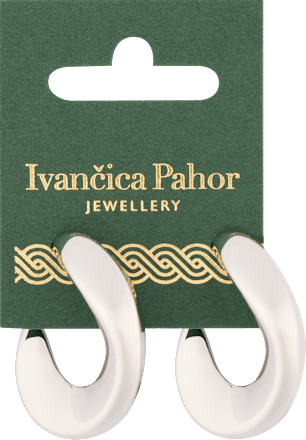 Naušnice od nehrđajućeg čelika – srebrne Ivančica Pahor