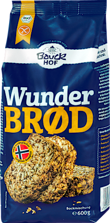 Backmischung Bio Wunderbrød glutenfrei Bauck Mühle