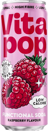 Prebiotická sóda malina Vitapop