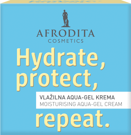 Hydrate, protect, repeat. Aqua gel krema za lice AFRODITA