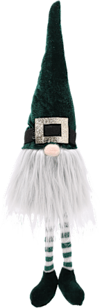 Skrzat z materiału ze zwisającymi nogami w czapce z klamrą, 45cm JUMI