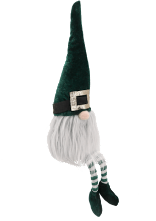 Skrzat z materiału ze zwisającymi nogami w czapce z klamrą, 45cm JUMI