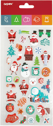 Świąteczne naklejki piankowe Arpex
