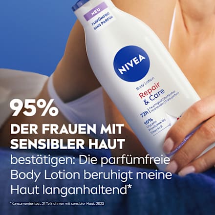 Bodylotion Repair&Care parfümfrei NIVEA