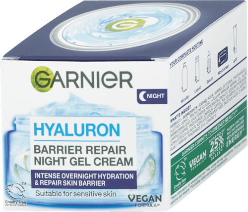 Denný a nočný pleťový gél Hyaluron Barrier Repair  GARNIER