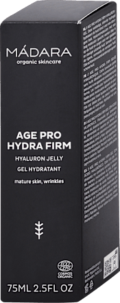 Hydratačný pleťový želé-gél Age Pro Hydra Firm Hyaluron Jelly MÁDARA organic skincare