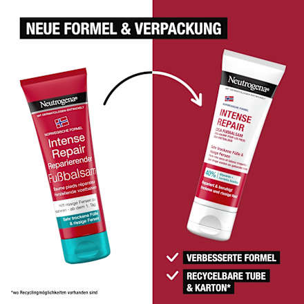Fußcreme intense repair mit Panthenol Neutrogena