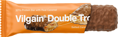tyčinka proteinová se slaným karamelem a arašídy vilgain