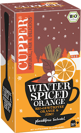 Gewürztee "Winter Spiced Orange" mit Orange & Zimt (20 Beutel) Cupper