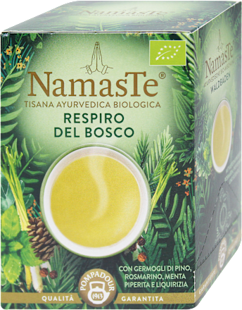 Tisana ayurvedica biologica RESPIRO DEL BOSCO Pompadour NamasTe