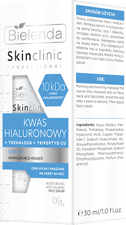 Serum Nawilżająco-Kojące Skinclinic Professional Bielenda