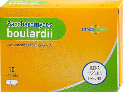  Saccharomyces boulardii +D3, kapsule MEDICO DOMUS