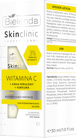 Serum Rozświetlająco-Odżywcze Skinclinic Professional Bielenda
