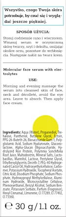 Molekularne serum shot elektrolitowe Beauty molecules Bielenda