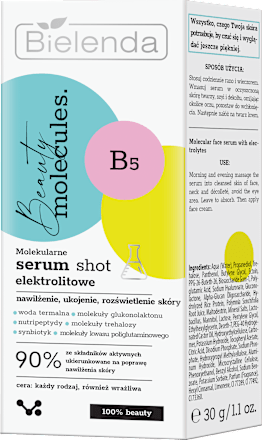 Molekularne serum shot elektrolitowe Beauty molecules Bielenda