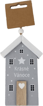 domeček k zavěšení, šedý MOREX