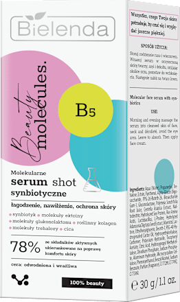 Molekularne serum shot synbiotyczne Beauty molecules Bielenda