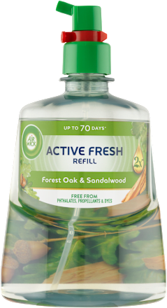 Active Fresh náplň na vodní bázi do automatického difuzéru dub a santalové dřevo AIR WICK