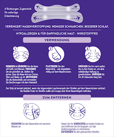 Wick ZzzQuil Gute Nacht Nasenstrips WICK