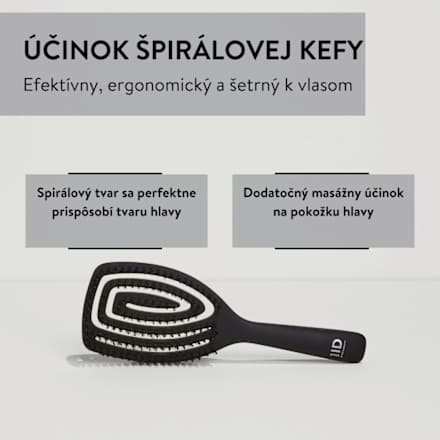 Špirálová kefa na vlasy PARSA BEAUTY
