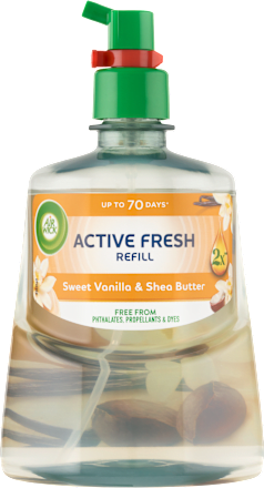 Active Fresh náplň na vodní bázi do automatického difuzéru vanilka a bambucké máslo AIR WICK