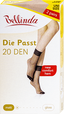 punčochové ponožky, almond, 2 páry Bellinda