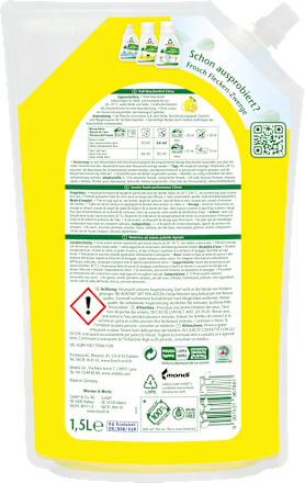 Vollwaschmittel flüssig Citrus Frosch