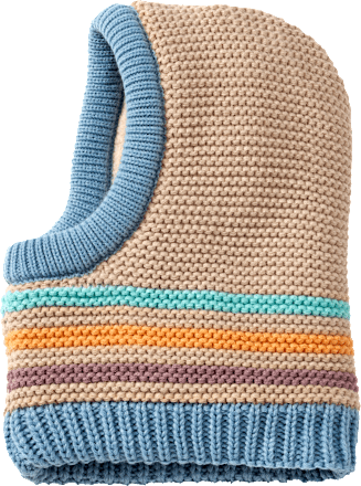 Schlupfmütze aus Strick & mit Futter, beige, Gr. 48/49 PUSBLU