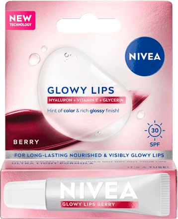 Balsam de buze Glowy Lips cu SPF 30 Berry NIVEA