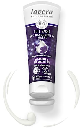 Handcreme & -Maske Gute Nacht 2in1 lavera NATURKOSMETIK