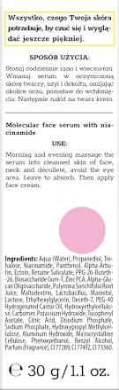 Molekularne serum shot niacynamidowe Beauty molecules Bielenda