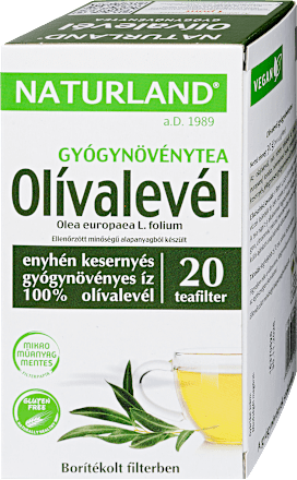 Olívalevél gyógynövénytea 20 filter NATURLAND