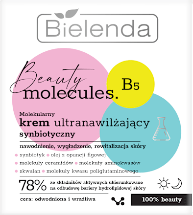 Molekularny krem ultranawilżający synbiotyczny Beauty molecules Bielenda