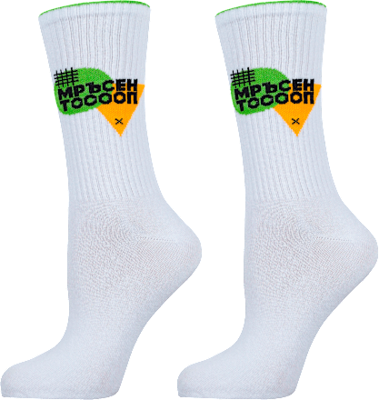 Памучни чорапи College, размер 35-38 happy FOOTtopia