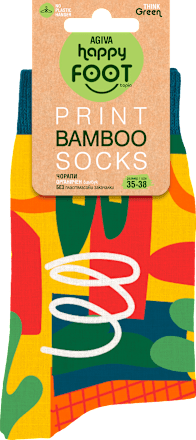Бамбукови чорапи Мексико, размер 35-38 happy FOOTtopia