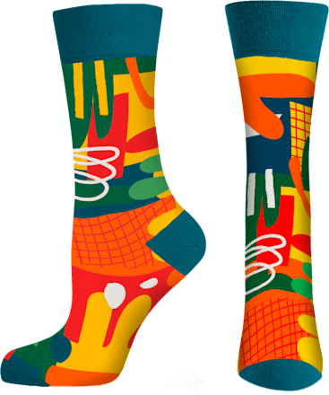 Бамбукови чорапи Мексико, размер 35-38 happy FOOTtopia