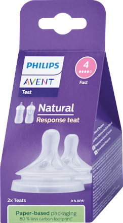 Cumeľ na fľašu Natural Response 4 - 3m+ PHILIPS AVENT