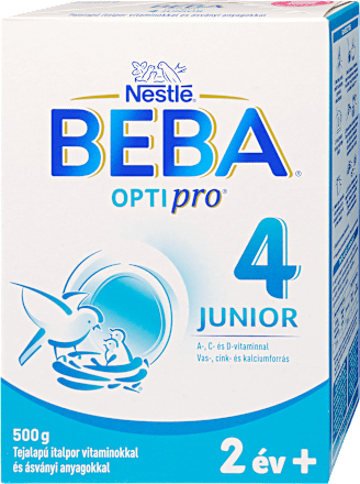 OPTIPRO 4 JUNIOR Tejalapú italpor vitaminokkal és ásványi anyagokkal 2év+ Nestlé BEBA