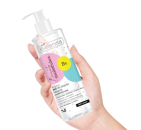 Molekularny żel do mycia twarzy synbiotyczny Beauty molecules Bielenda
