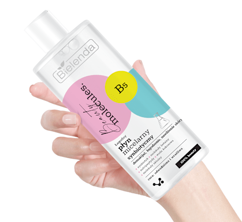 Łagodny płyn micelarny synbiotyczny Beauty molecules Bielenda