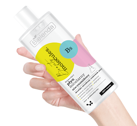 Balansujący płyn micelarny niacynamidowy Beauty molecules Bielenda