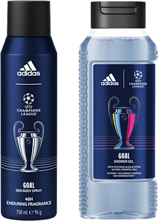 UEFA férfi tusfürdő és deo spray ajándékcsomag adidas