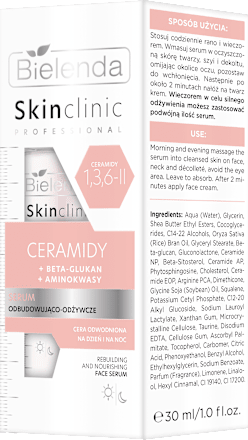 Serum Odbudowująco-Odżywcze Skinclinic Professional Bielenda
