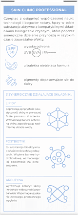 Krem Barierowo-Ochronny SPF50 Skinclinic Professional Bielenda