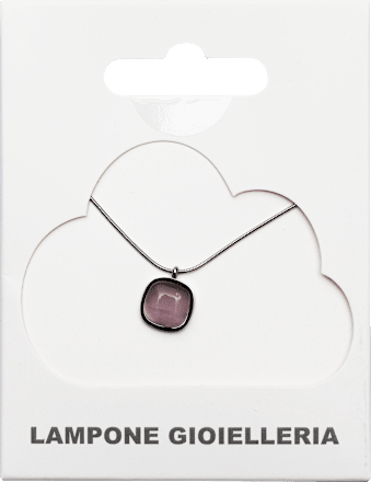 Ogrlica Emili - silver Lampone