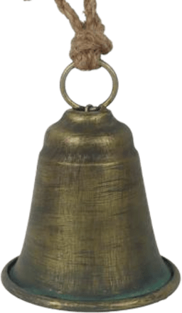 zvonek k zavěšení, zlatý MOREX