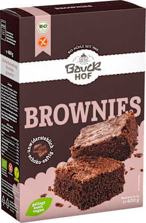 Backmischung Brownies glutenfrei Bauck Mühle